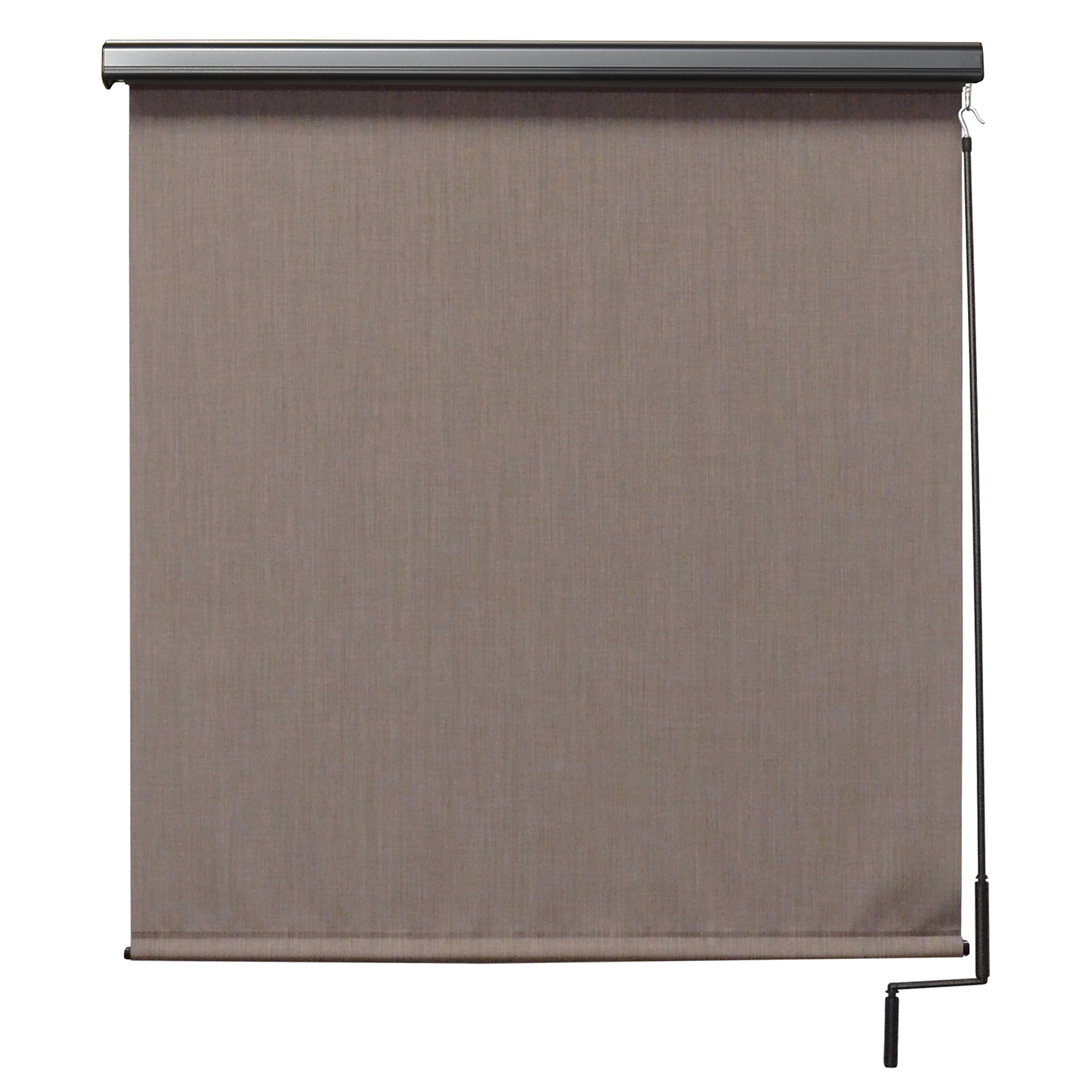 Shade Champ Outdoor Sun Shade with Valance - 120in. x 96in., Polyester, 92% UV Block, Oil-Rubbed Bronze, Model# 55NT108V